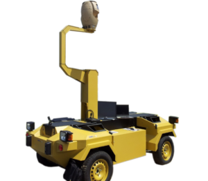 spynel attached to vehicle for mobile surveillance application